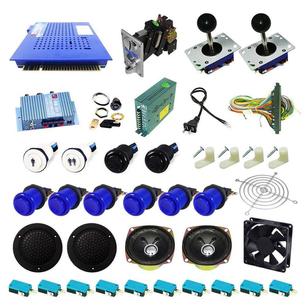 Ultimate 412 in 1 Kit - Blue/Blue - DIY Arcade USA