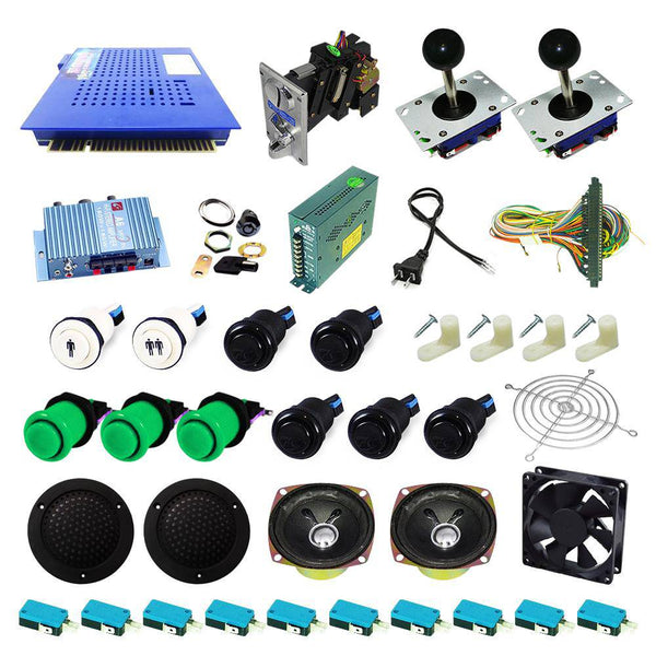Ultimate 412 in 1 Kit - Green/Black - DIY Arcade USA