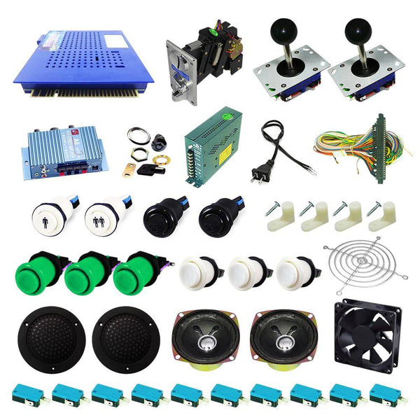 Ultimate 412 in 1 Kit - Green/White - DIY Arcade USA