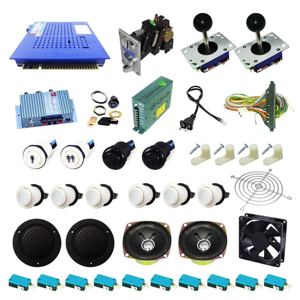 Ultimate 412 in 1 Kit - White/White - DIY Arcade USA