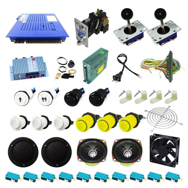 Ultimate 412 in 1 Kit - White/Yellow - DIY Arcade USA
