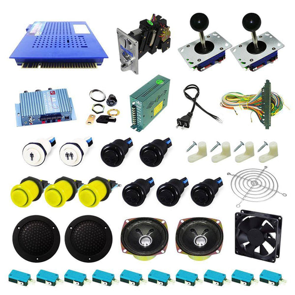 Ultimate 412 in 1 Kit - Yellow/Black - DIY Arcade USA