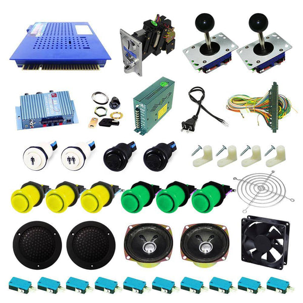 Ultimate 412 in 1 Kit - Yellow/Green - DIY Arcade USA
