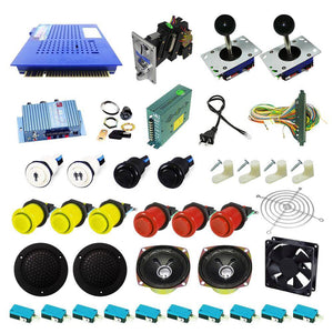 Ultimate 412 in 1 Kit - Yellow/Red - DIY Arcade USA