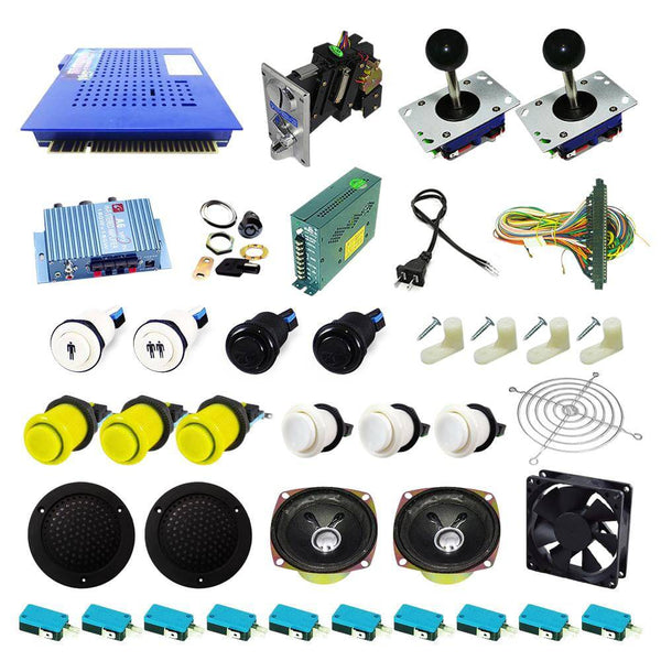 Ultimate 412 in 1 Kit - Yellow/White - DIY Arcade USA