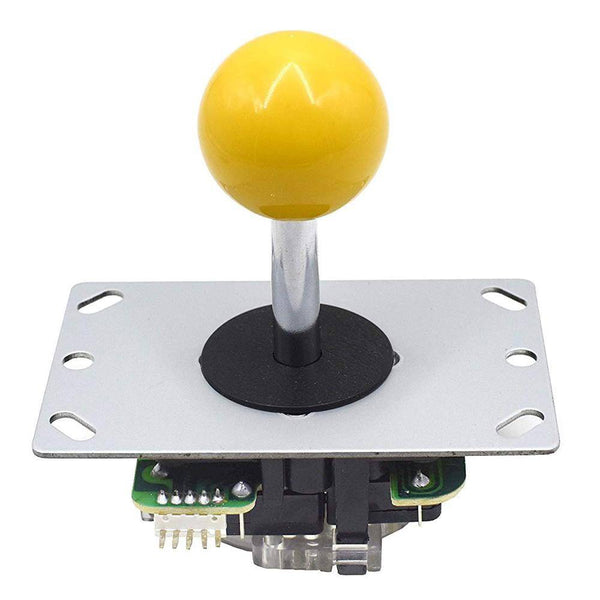 Yellow Sanwa Arcade Joystick - DIY Arcade USA