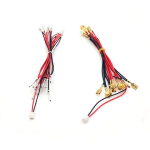 5V 12V Led Loom with 6.3mm or 2.8mm quick 2pin connector to USB encoder for 18 buttons - DIY Arcade USA